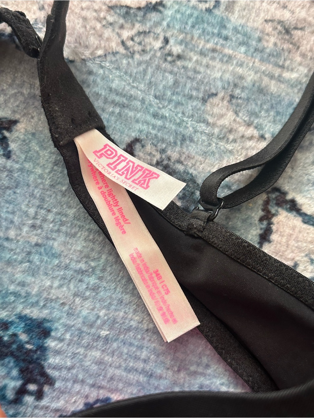 NWOT PINK by Victoria’s Secret Women’s T-Shirt Bras — Black and Burgundy Size 34 - Picture 3 of 4